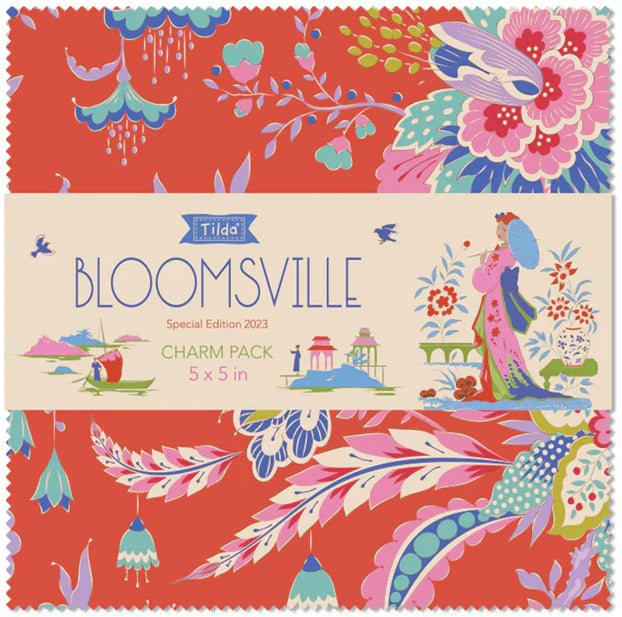 Tilda - Bloomsville 5 Inch Charm Pack 40 pcs – Quilt in a Day