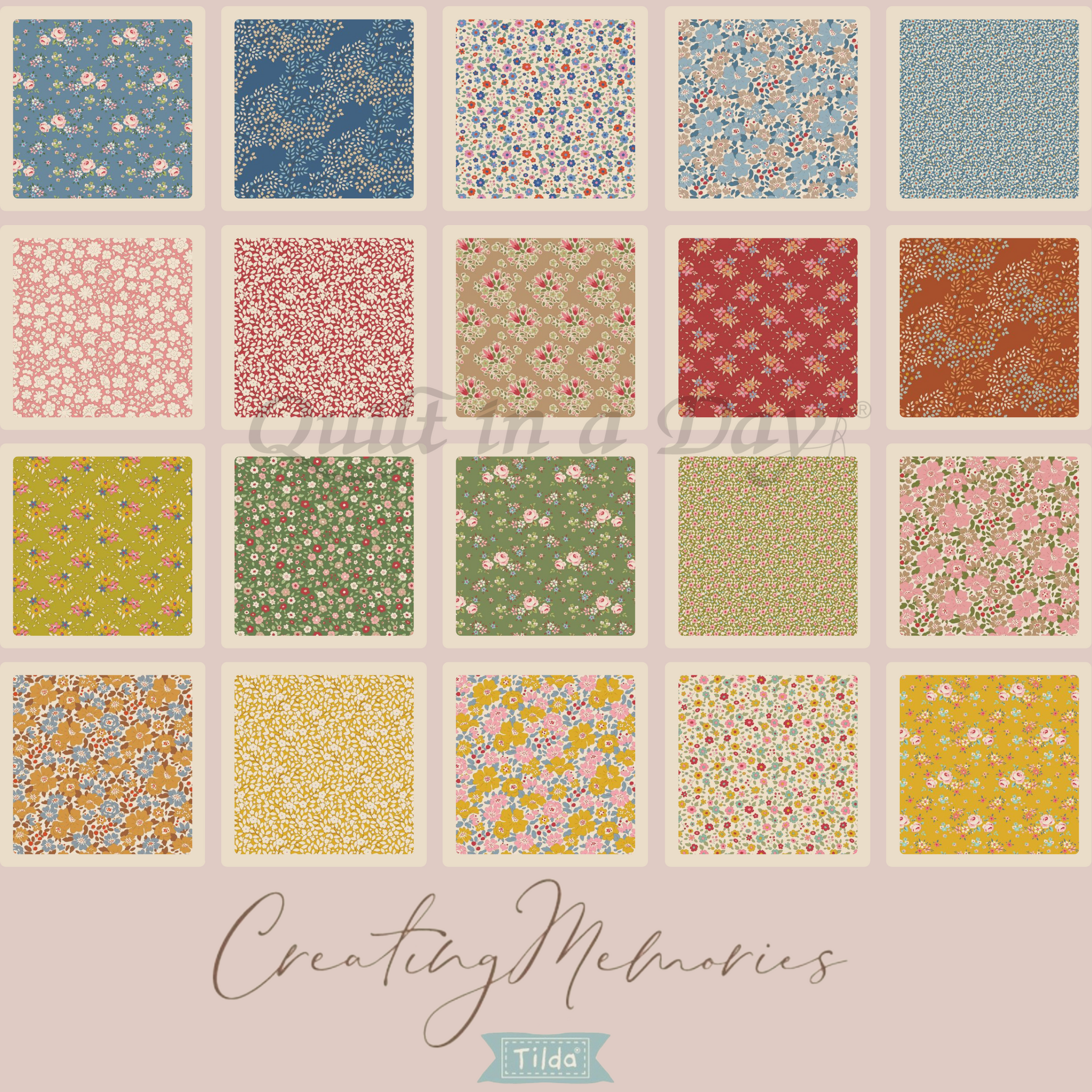 Tilda - Creating Memories: Autumn Fat Eight Bundle 20x11
