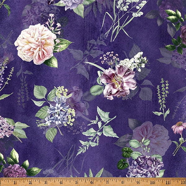 HOFFMAN - Botanical Charm - Hoffman Spectrum Digital - Floral Toss - N ...