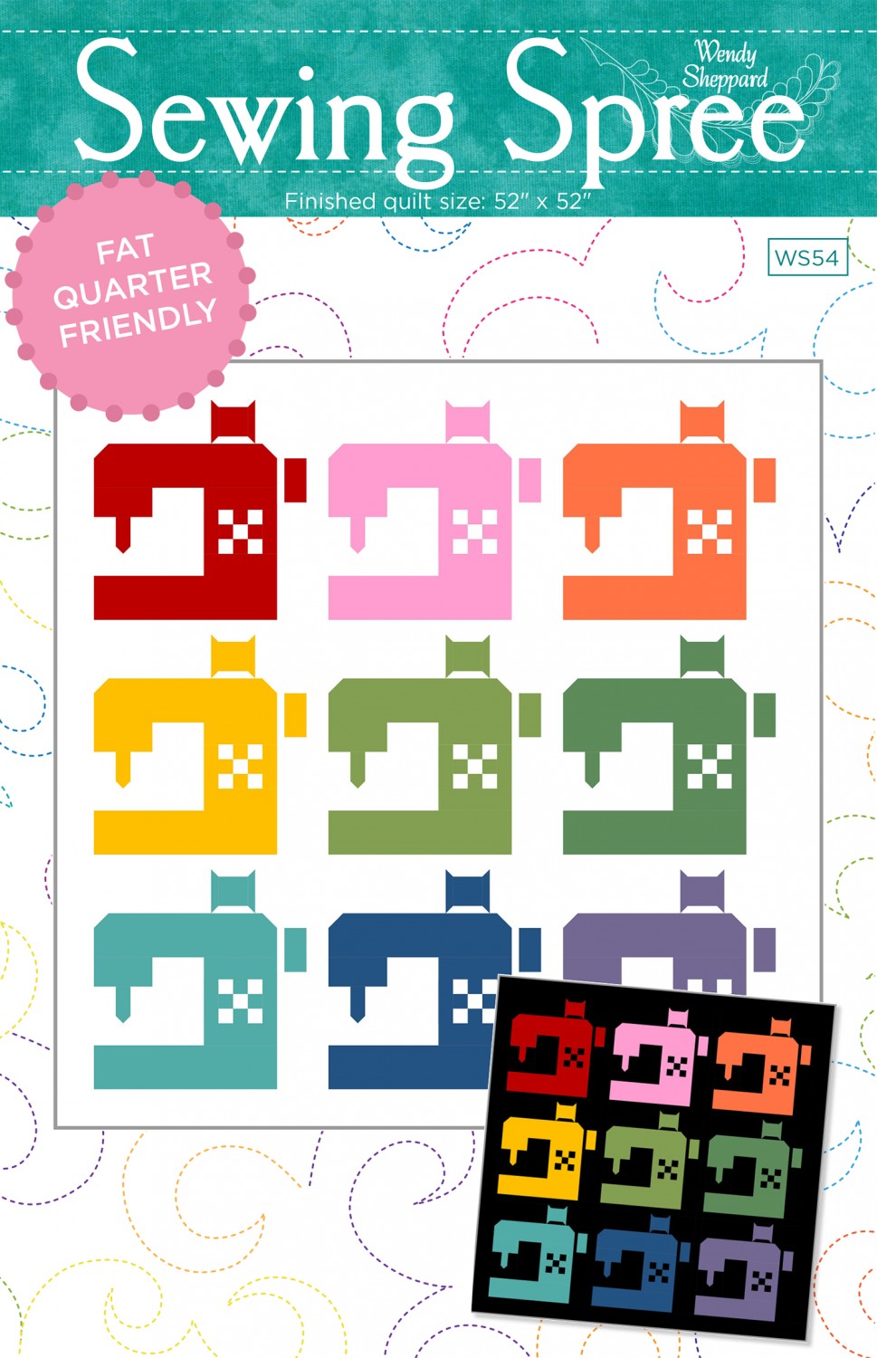 Sewing Spree Quilt Pattern by Wendy Sheppard – Quilt in a Day