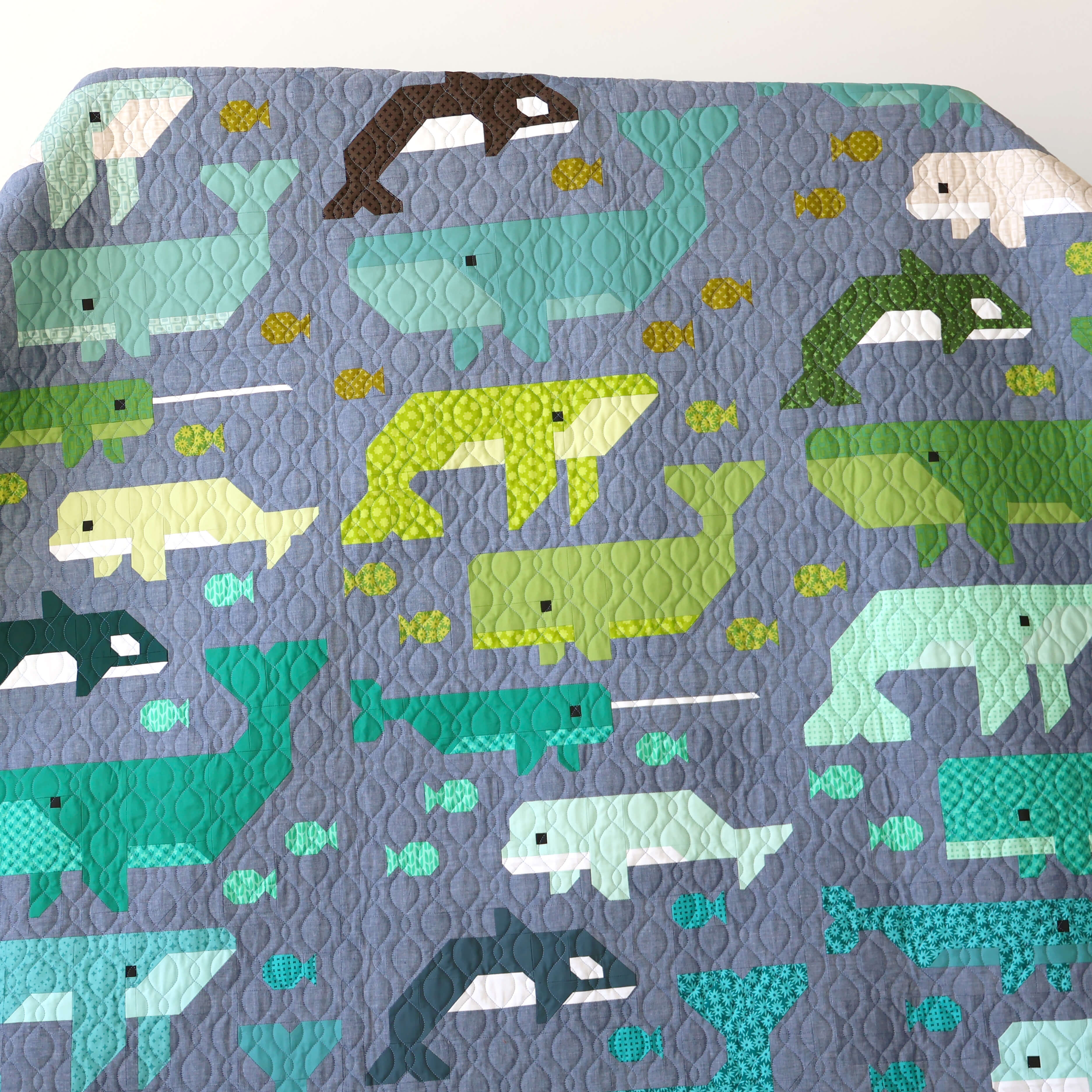 Whale Watching Quilt Pattern by Elizabeth Hartman – Quilt in a Day