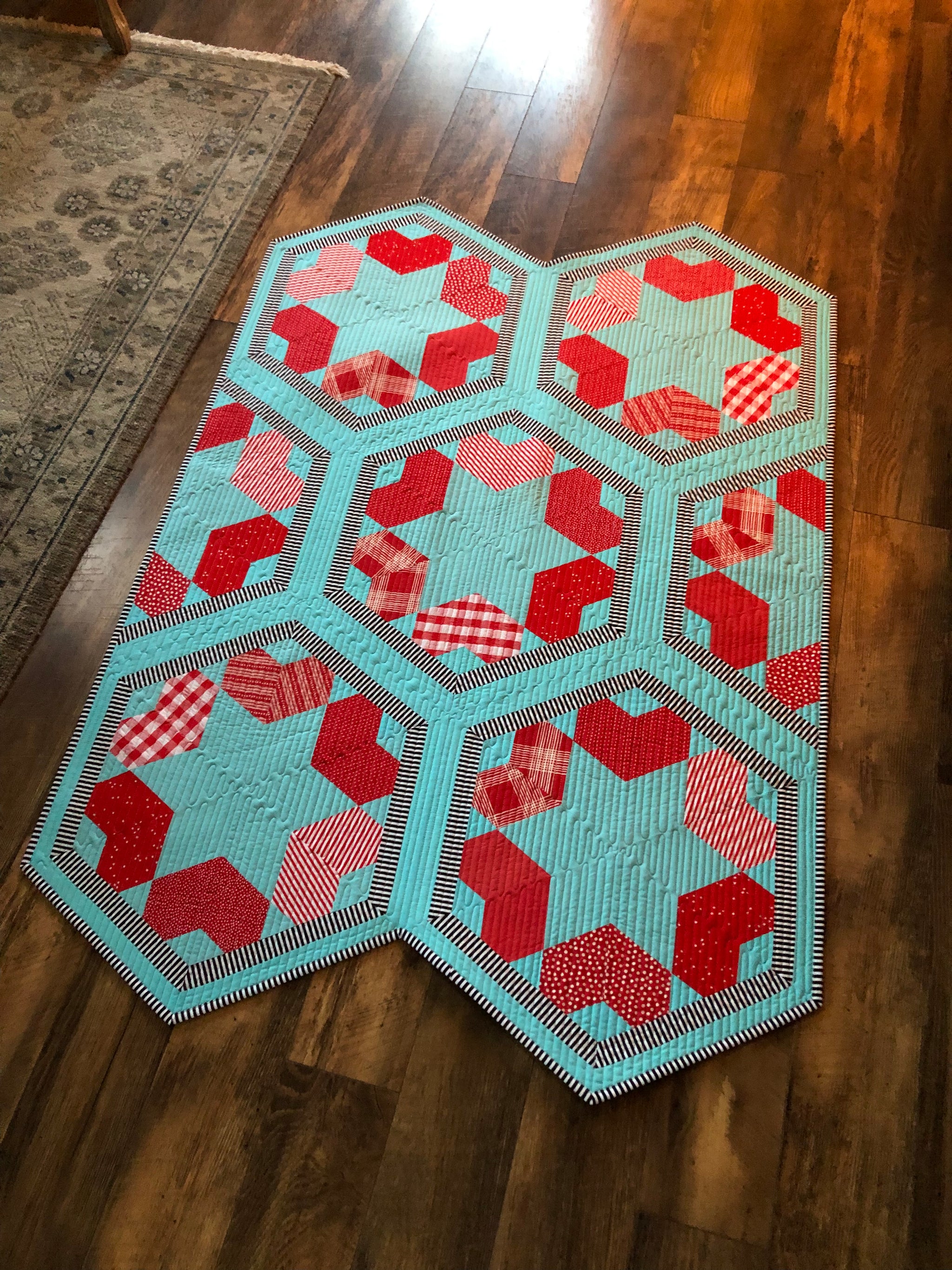 Heart Cookies Quilt Pattern by Krista Moser – Quilt in a Day