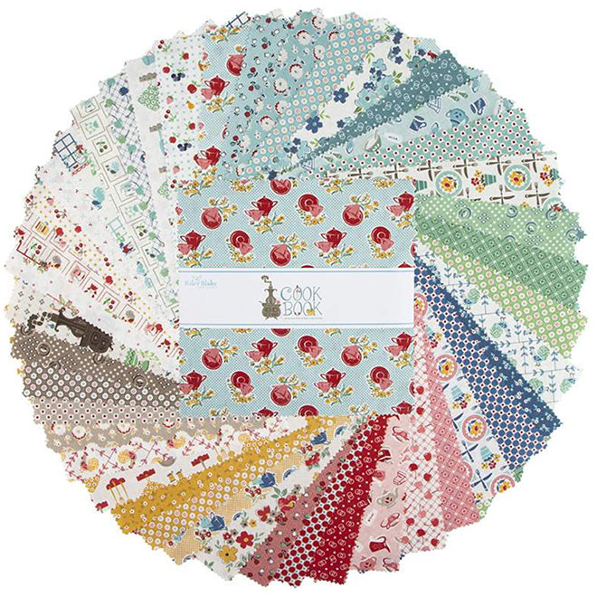 SALE! Lori Holt's Pot Luck Stars Quilt Kit popular featuring Cook Book fabrics|| SKU #KT-11750