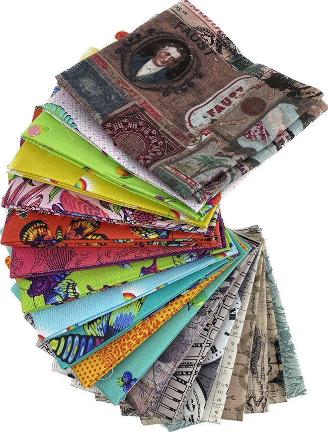 Free Spirit 20pc fat quarter collection, various buy designers