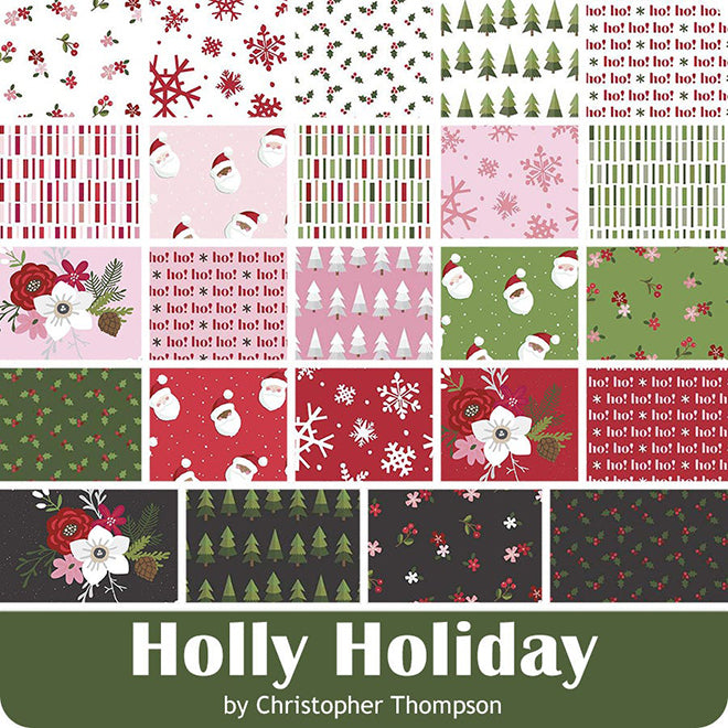 Holly Holiday Fat Quarter Bundle by Christopher Thompson for Riley shops Blake (fq-10880-24)