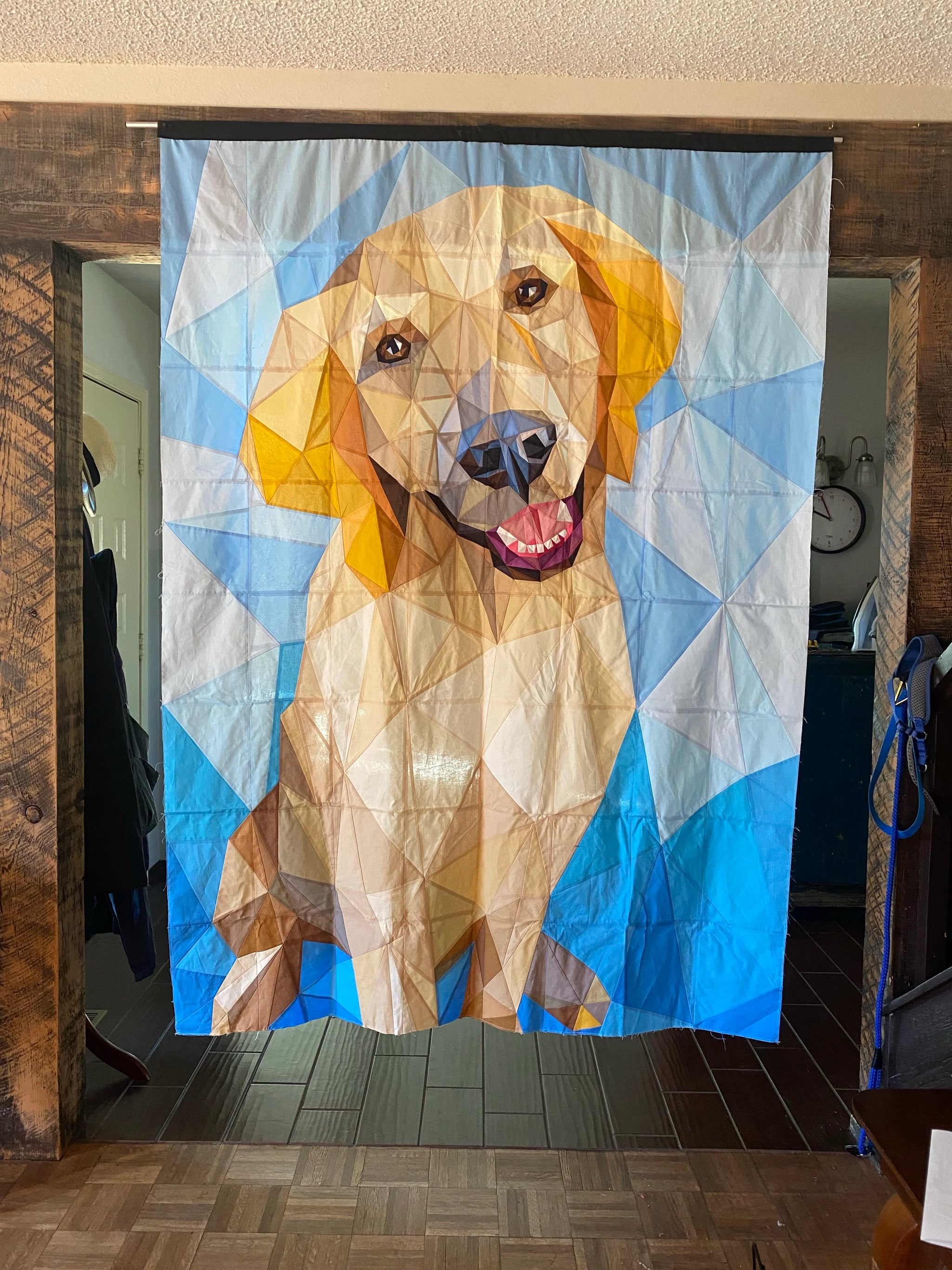 Everest the Golden Retriever Foundation Quilt Pattern by Legit