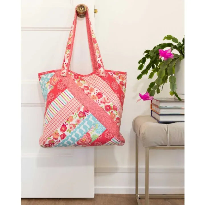 Alexandra Quilt As You Go Tote Bag by June Tailor Quilt in a Day