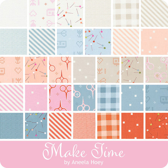 Make Time newest Fat Quarter Bundle Aneela Hoey for Moda Fabrics