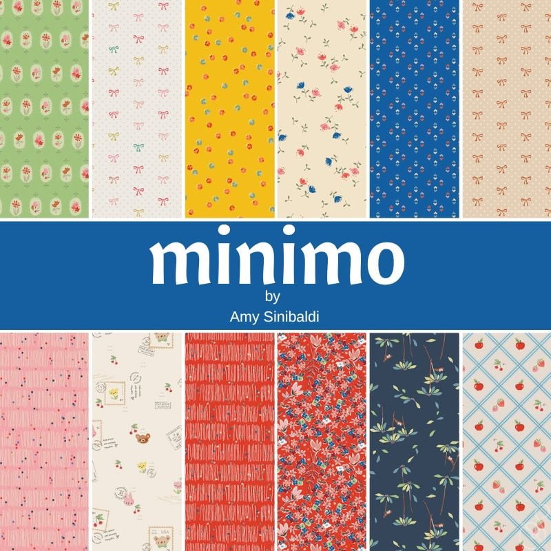 Minimo File Art Gallery Fabrics - Minimo Fat Quarter Bundle by Amy Sinibaldi 12 pc ...