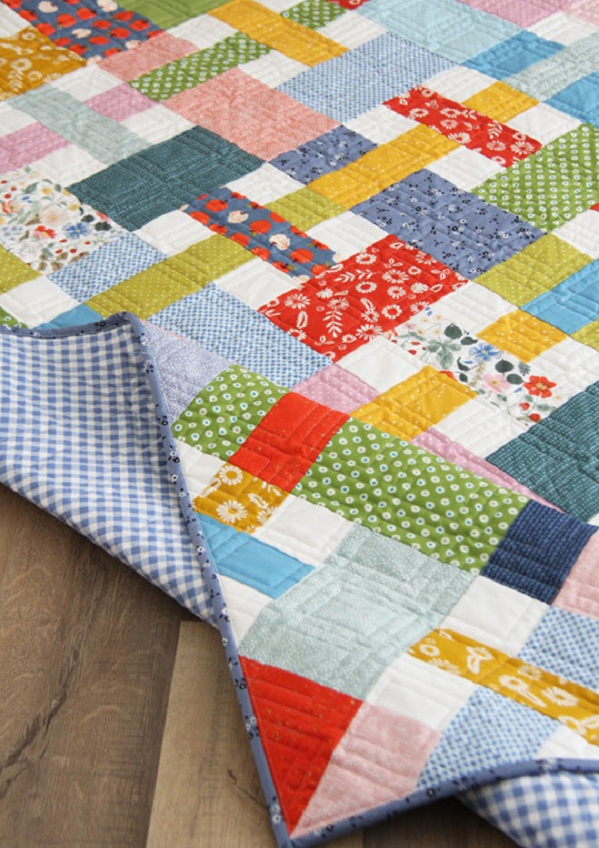 Picnic Quilt Pattern by Cluck Cluck Sew Quilt in a Day