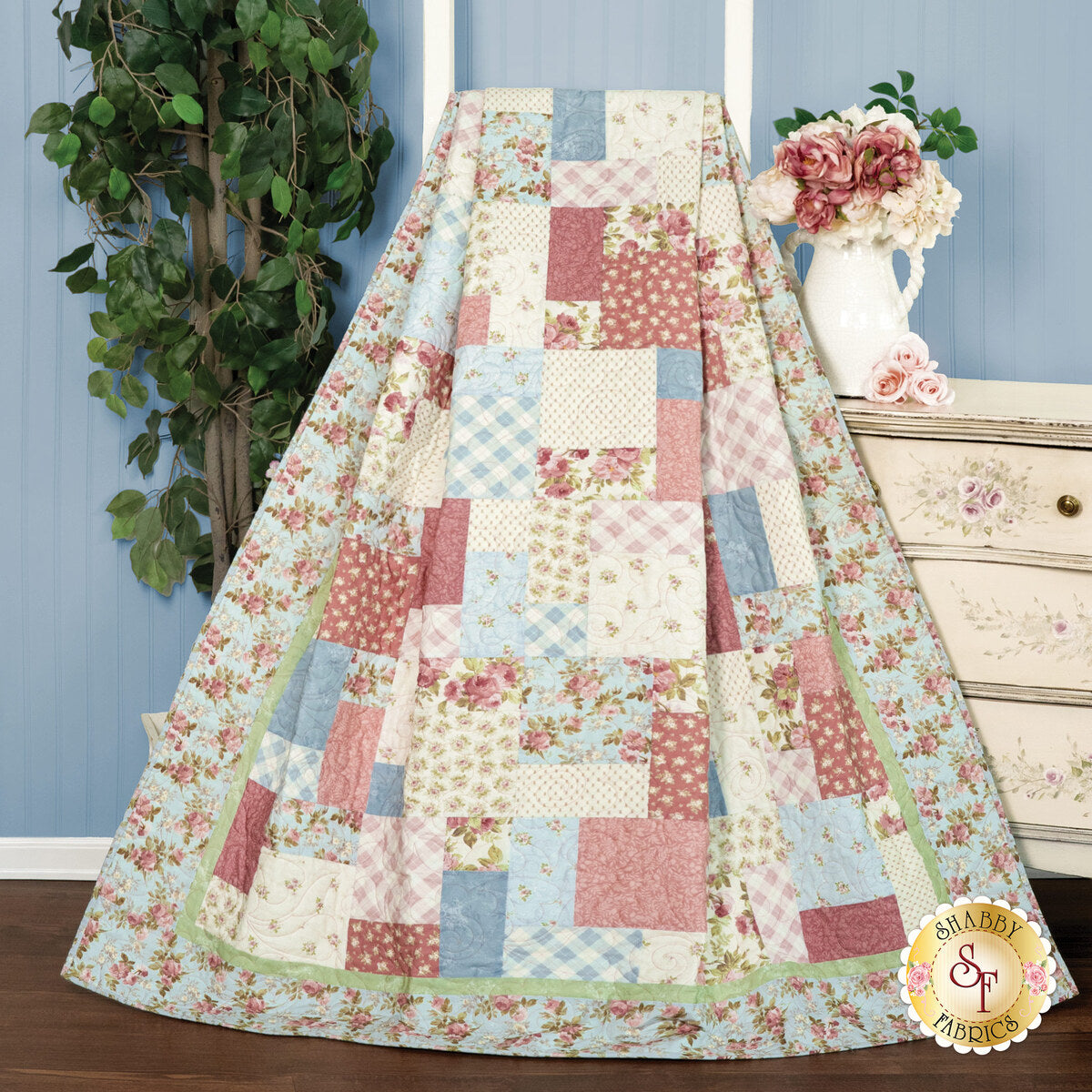 Easy As ABC & 123 Quilt Pattern by Shabby Fabrics – Quilt in a Day
