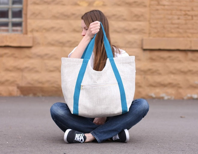 Poolside Tote Pattern by Noodlehead - Main Image