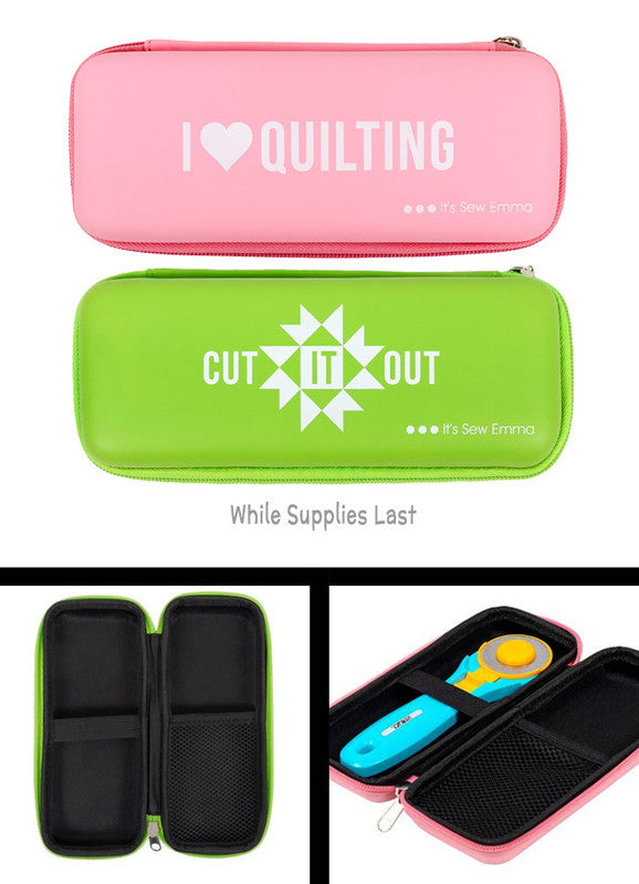 Pink Rotary Cutter Case by It's Sew Emma – Quilt in a Day