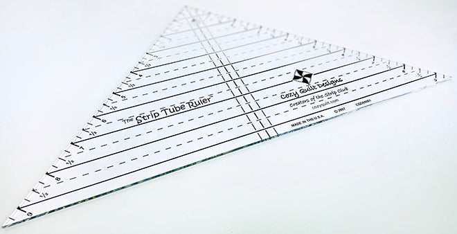 Creative Cozy Strip Ruler The Strip Tube Ruler by Cozy Quilt Designs – Quilt in a Day