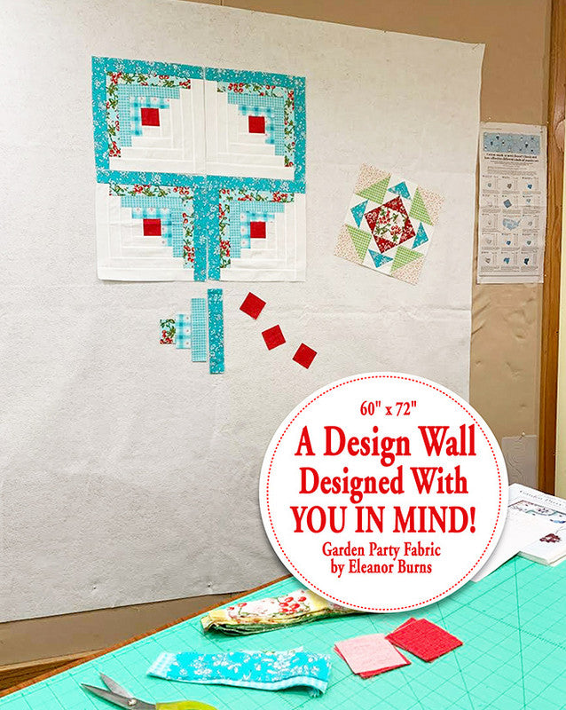 Centerstage Pattern FREIGHT DAMAGED - Center Stage White Design Wall 72x72 – Quilt in a Day