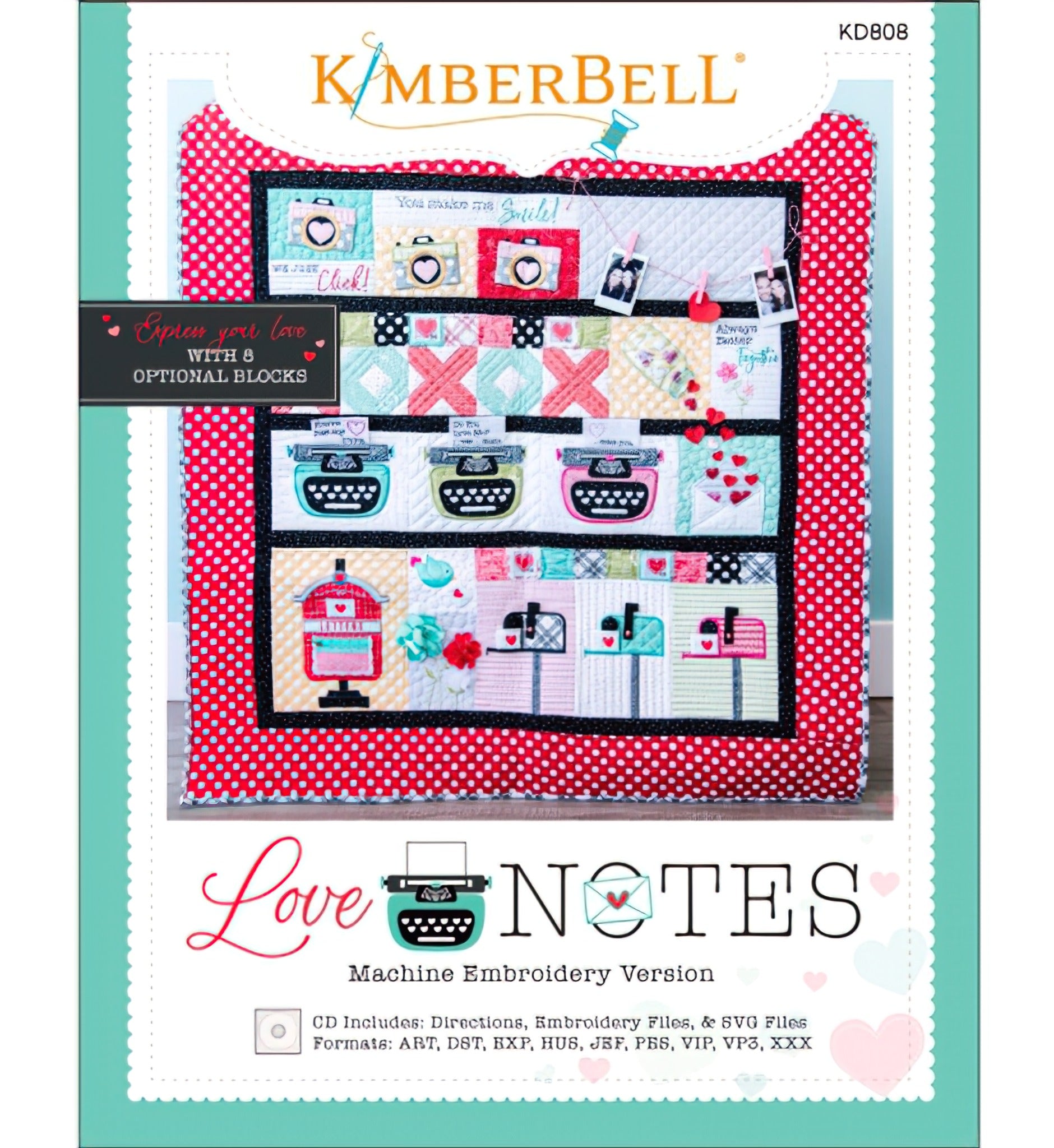 Note For Machine Love Notes for Machine Embroidery CD – Quilt in a Day