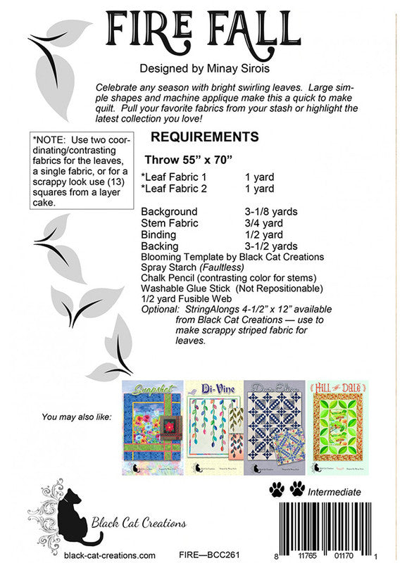Fire Quilt Designs Fire Fall Quilt Pattern – Quilt in a Day
