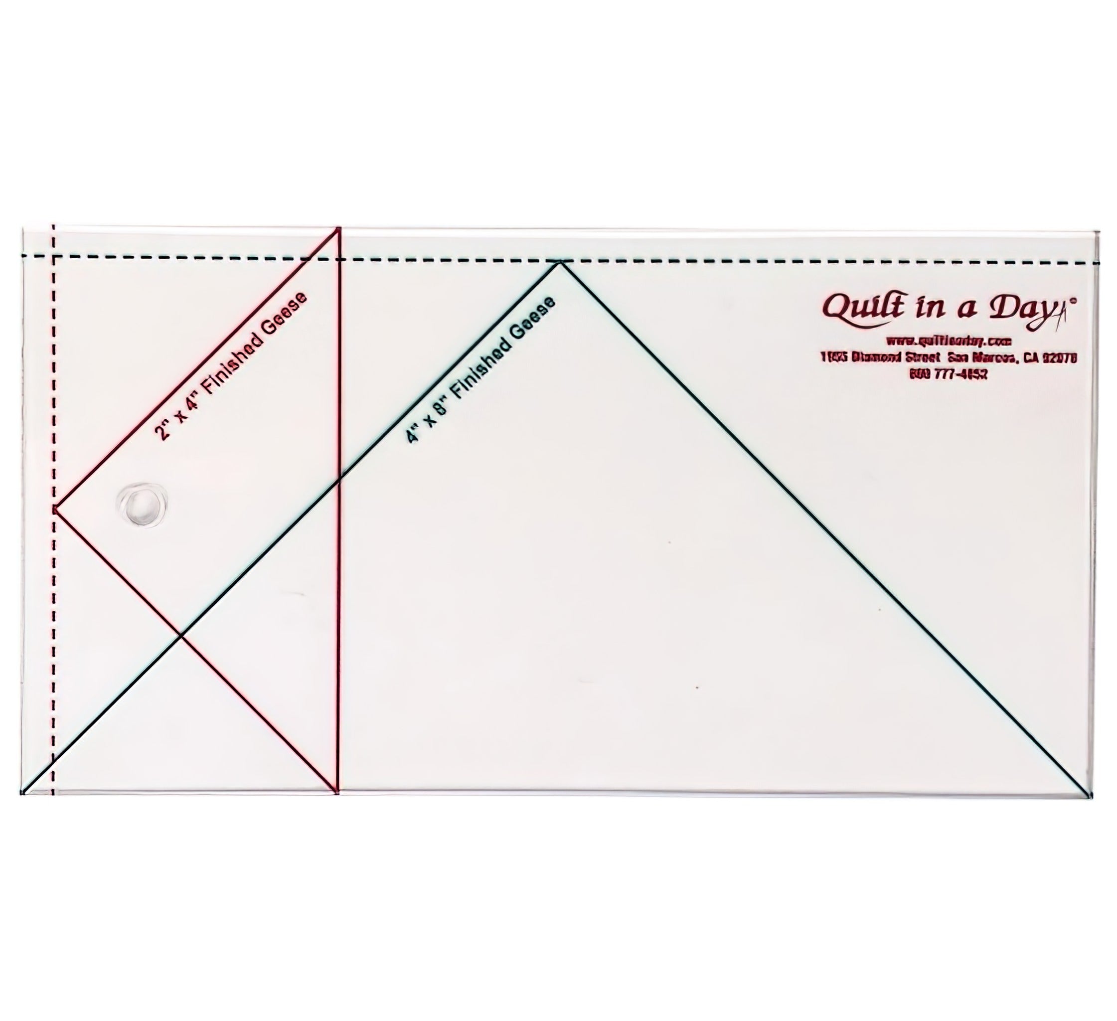 thumbnail image 2 of Bloc Loc Flying Geese Ruler Set #4 2 of 9