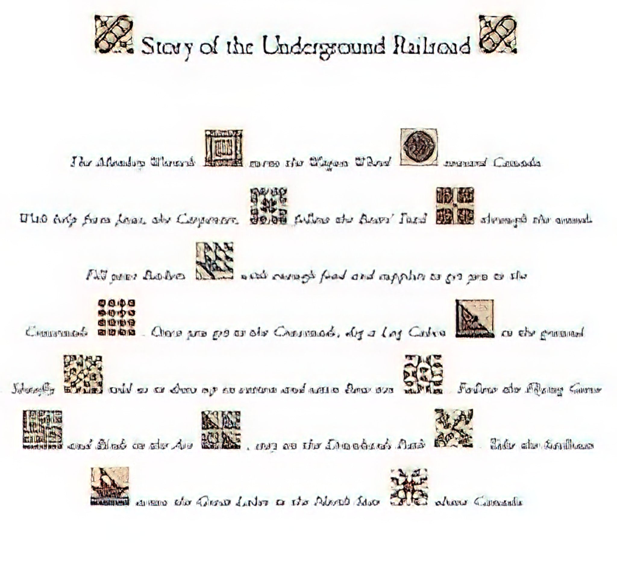 Underground Labels Underground Railroad Label Companion Kit – Quilt in a Day
