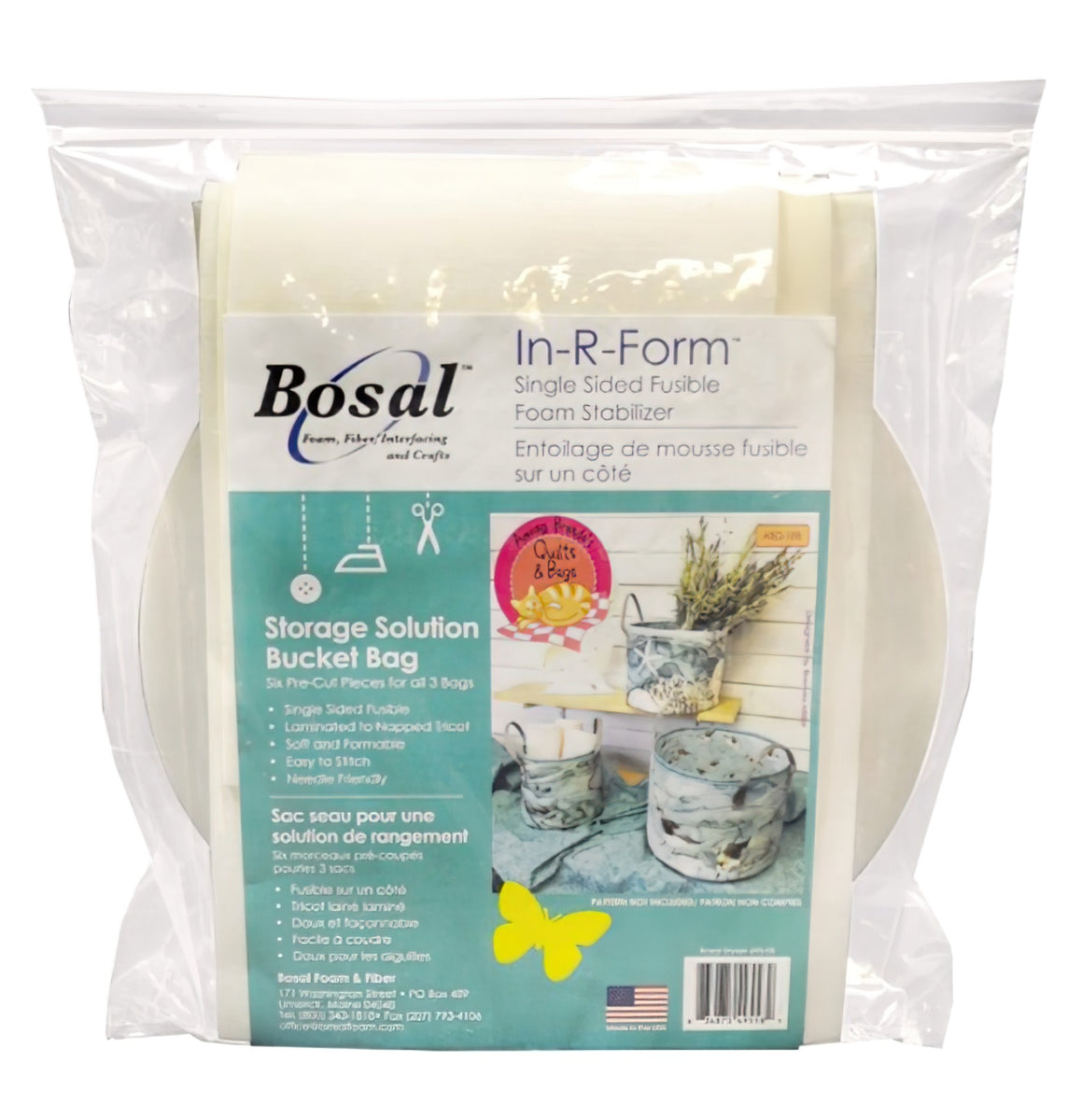 Bosal Storage Solutions Bucket Bag Stabilizer – Quilt in a Day