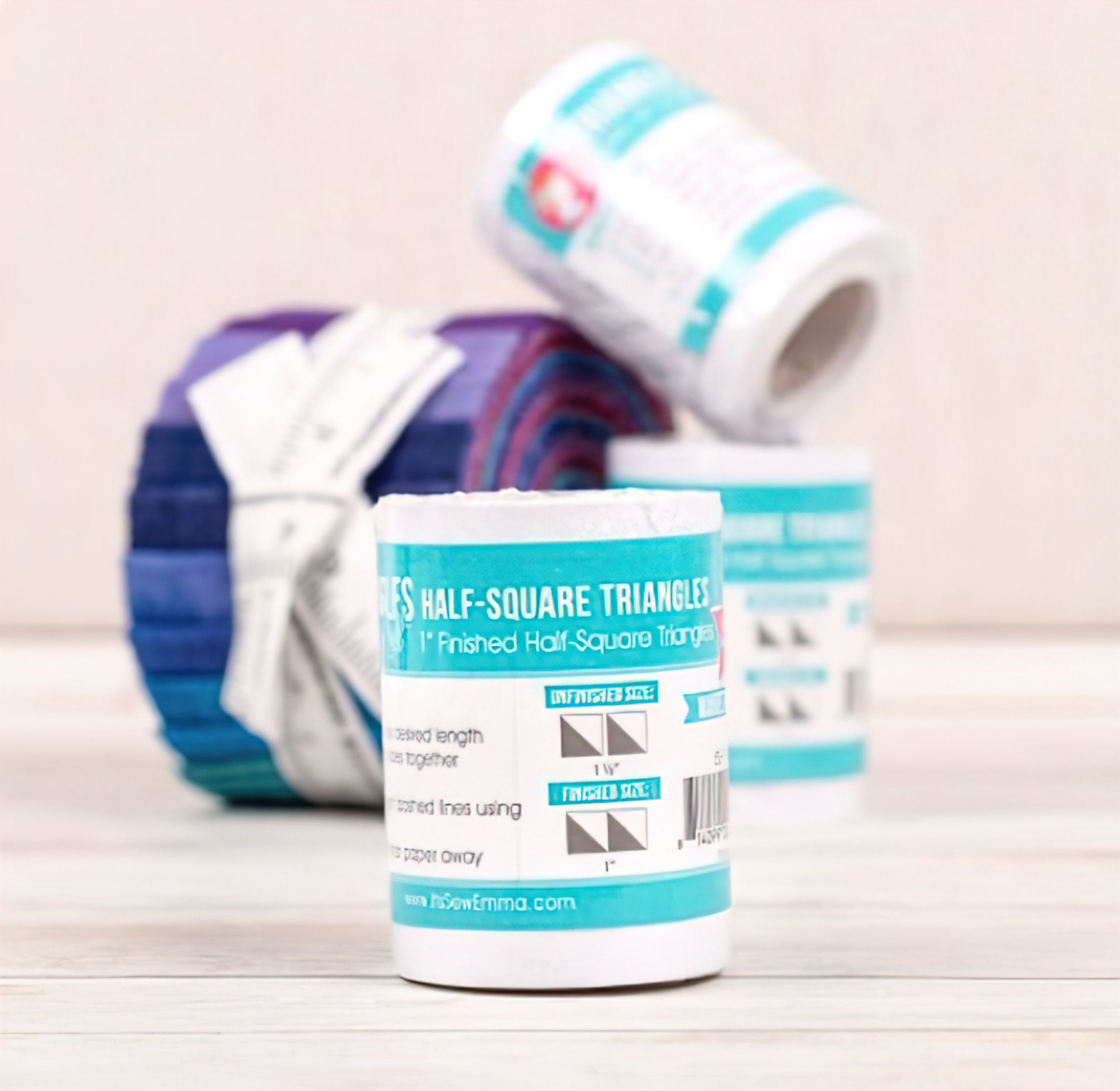 Triangular Roll Paper 1 Inch Precut Friendly Half Square Triangle Papers - Triangles on a Ro ...