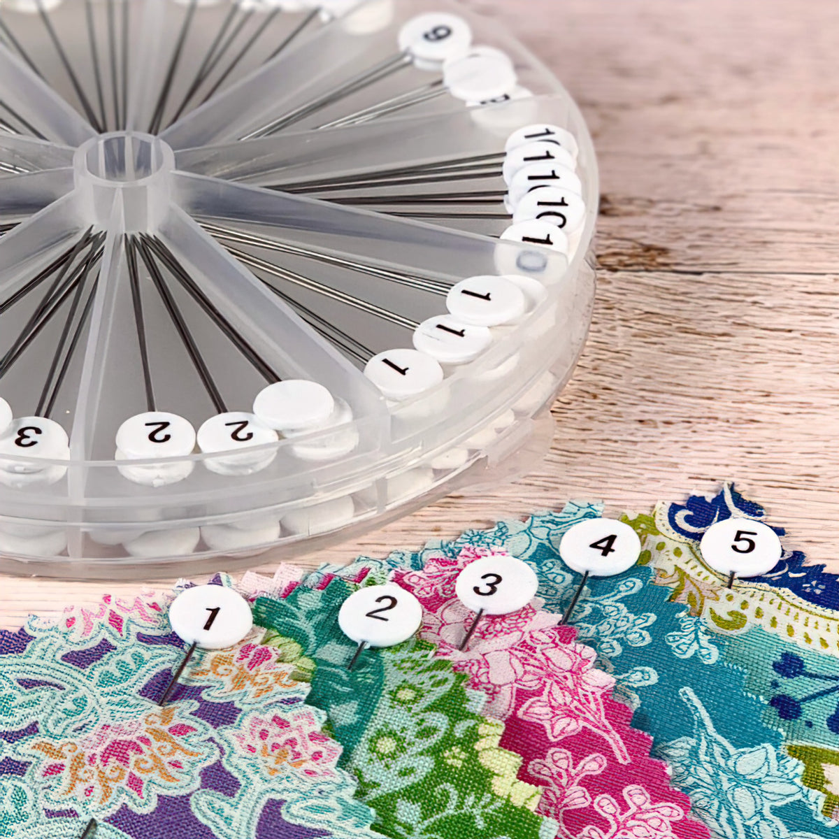 Marilee's Numbered Q-Pins – Quilt in a Day