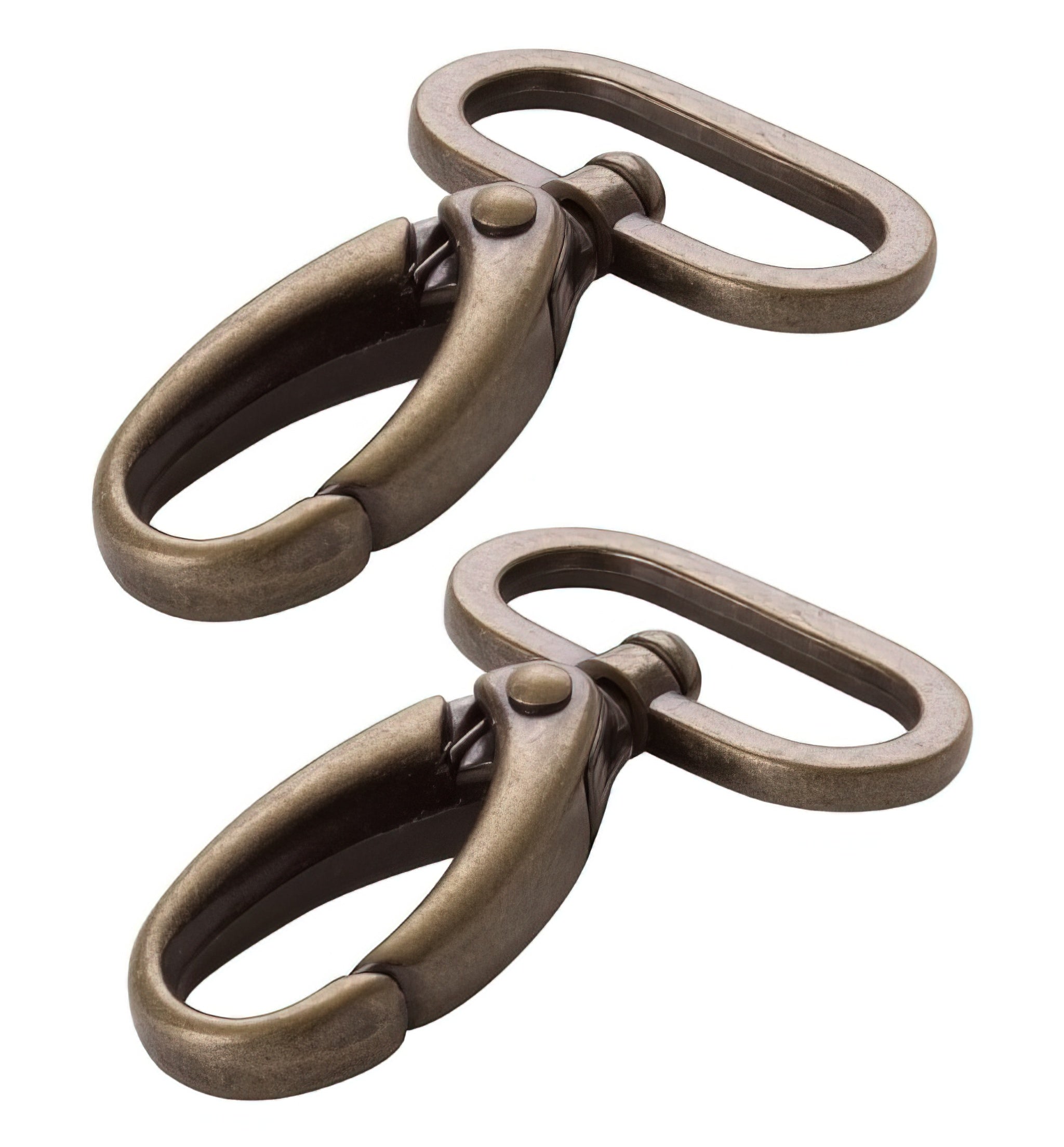 Swivel Hook 1-1/2in Antique Brass Set of Two