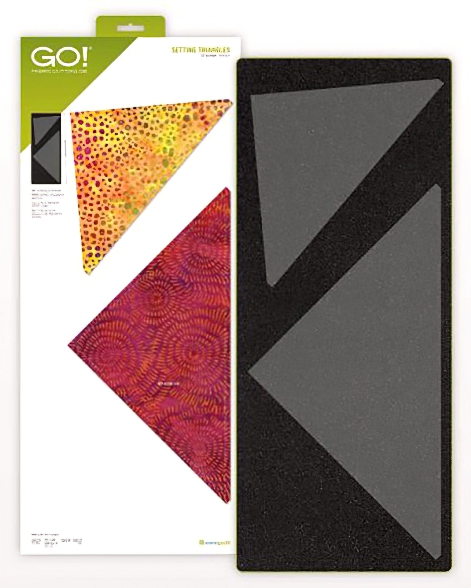 Accuquilt GO! Die 55554 Setting Triangles 12 inch Finished – Quilt in a Day