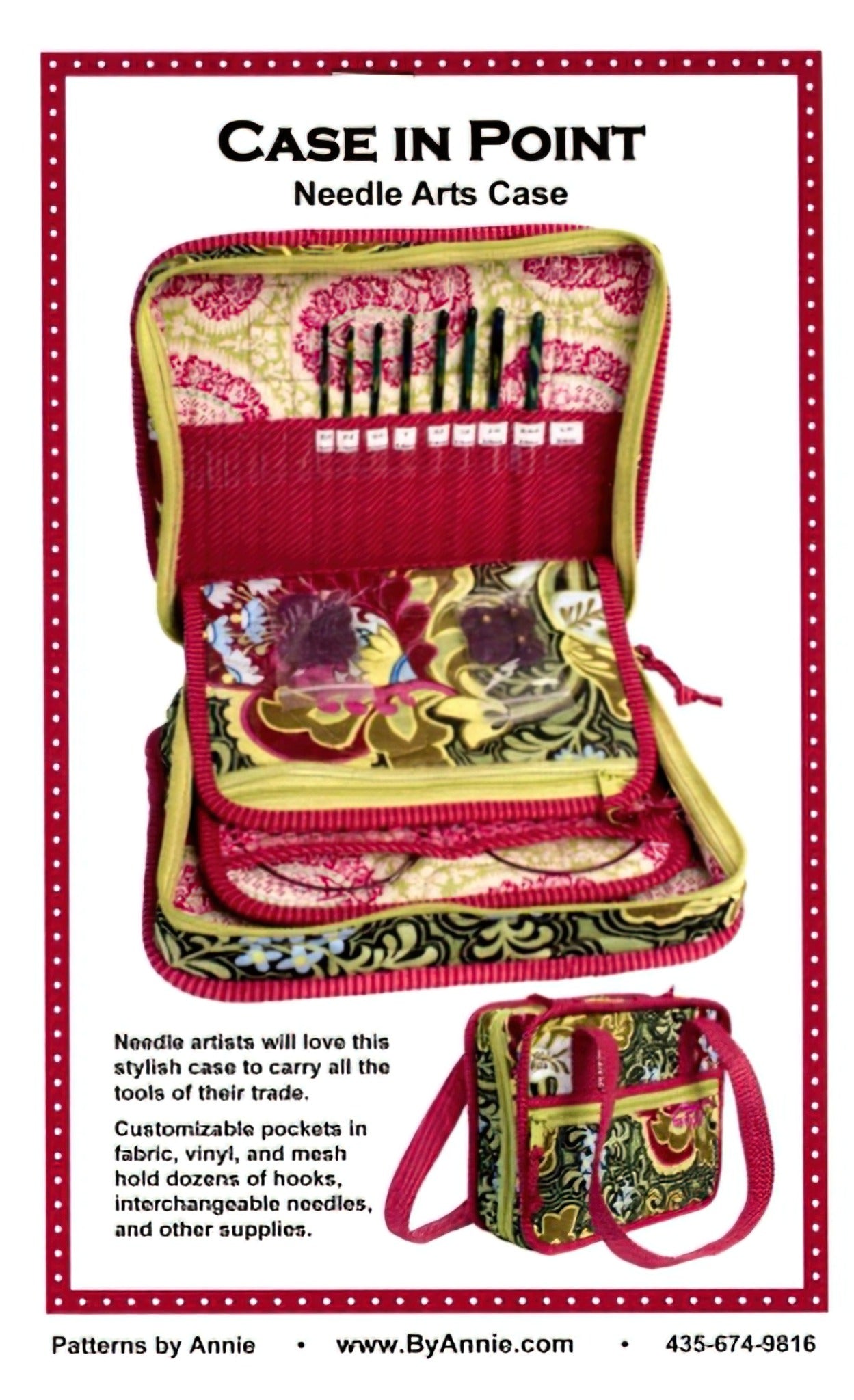 Case In Point - Needle Arts Case Pattern by Annie – Quilt in a Day