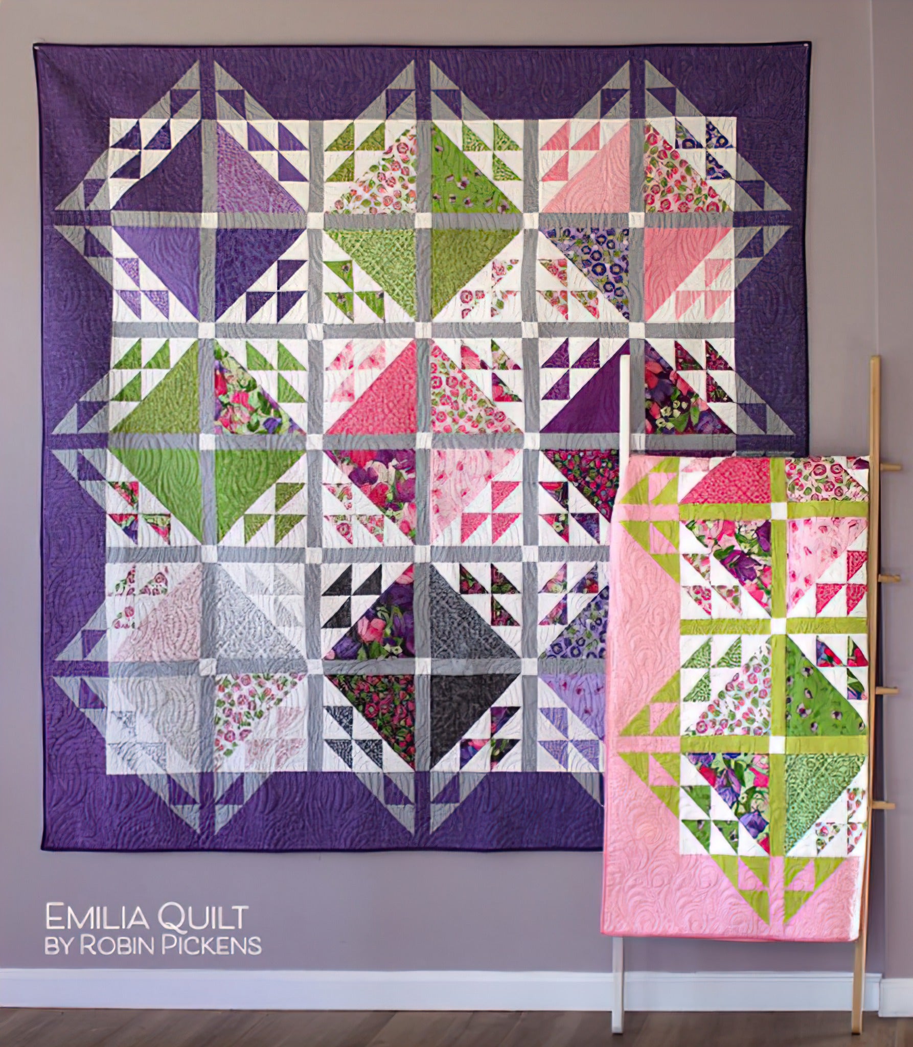 Emilia Quilt Pattern by Robin Pickens Quilt in a Day
