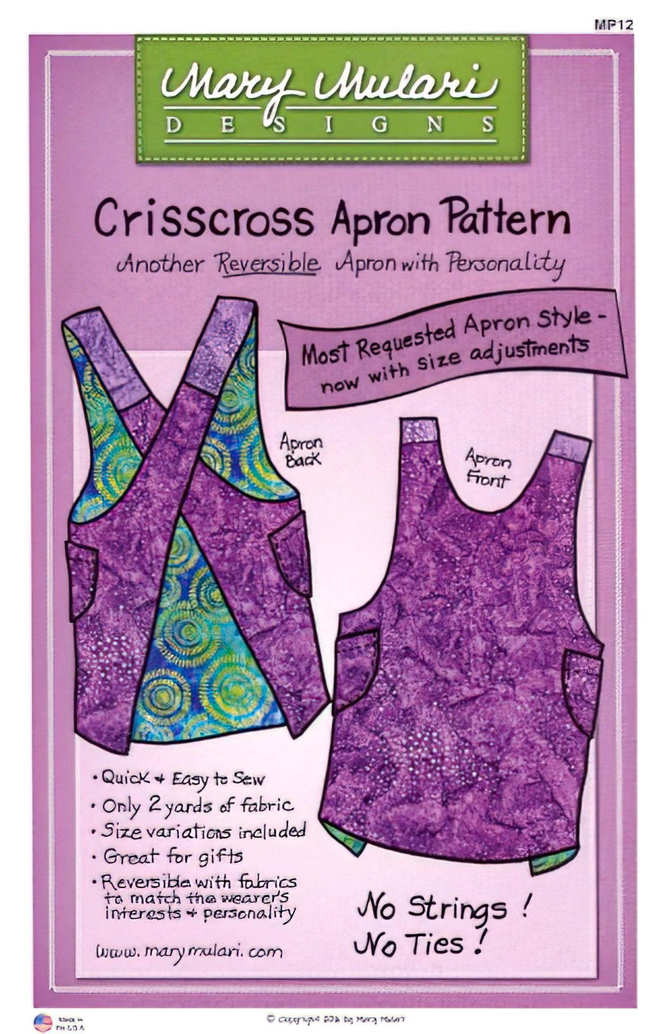 CrissCross Apron Pattern by Mary Mulari – Quilt in a Day crisscross-apron-pattern-by-mary-mulari-quilt-in-a-day