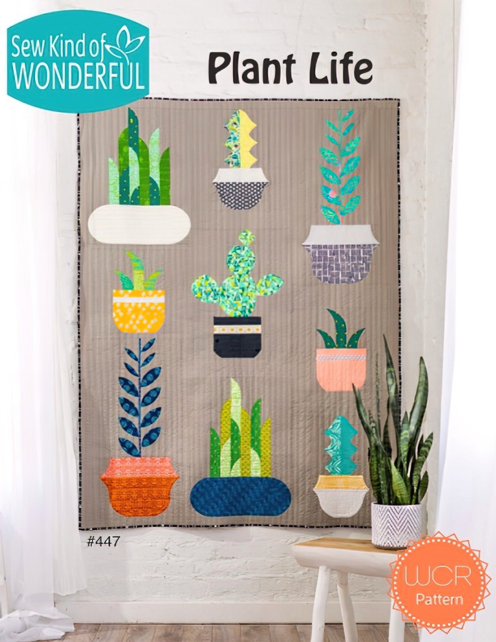 succulent quilt Plant Life Pattern