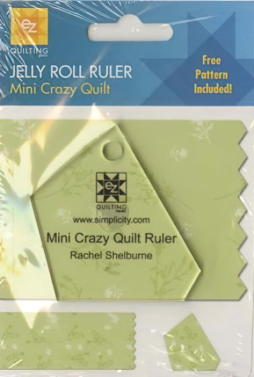 Jelly Roll Ruler - Mini Crazy Quilt by EZ Quilting – Quilt in a Day