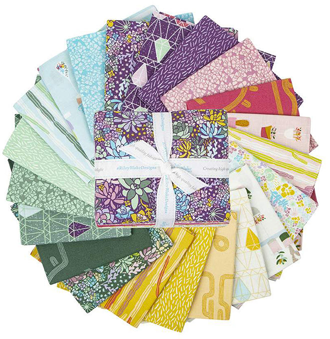 Arid Oasis factory by Melissa Lee Fat Quarter Bundle for Riley Blake Designs - 21 pieces