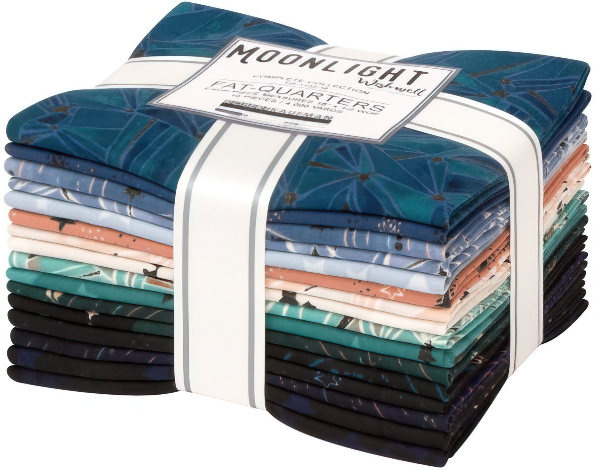 Moonlight Fat Quarter Bundle by Wishwell fashion 16 pcs,