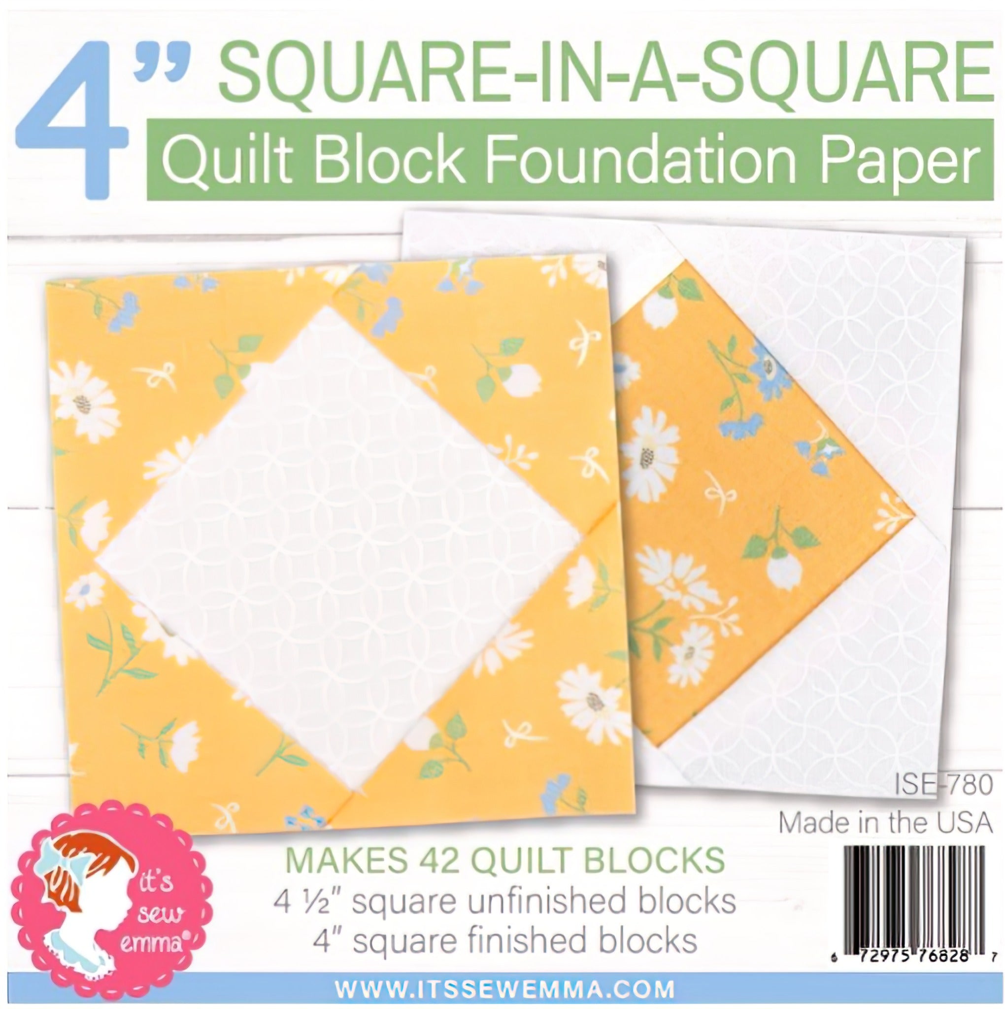 QUARKZMAN Zeshoekig papier voor patchwork, 200 stuks, 1 inch Engels QUARKZMAN Zeshoekig papier voor patchwork, 200 stuks, 1 inch Engels
