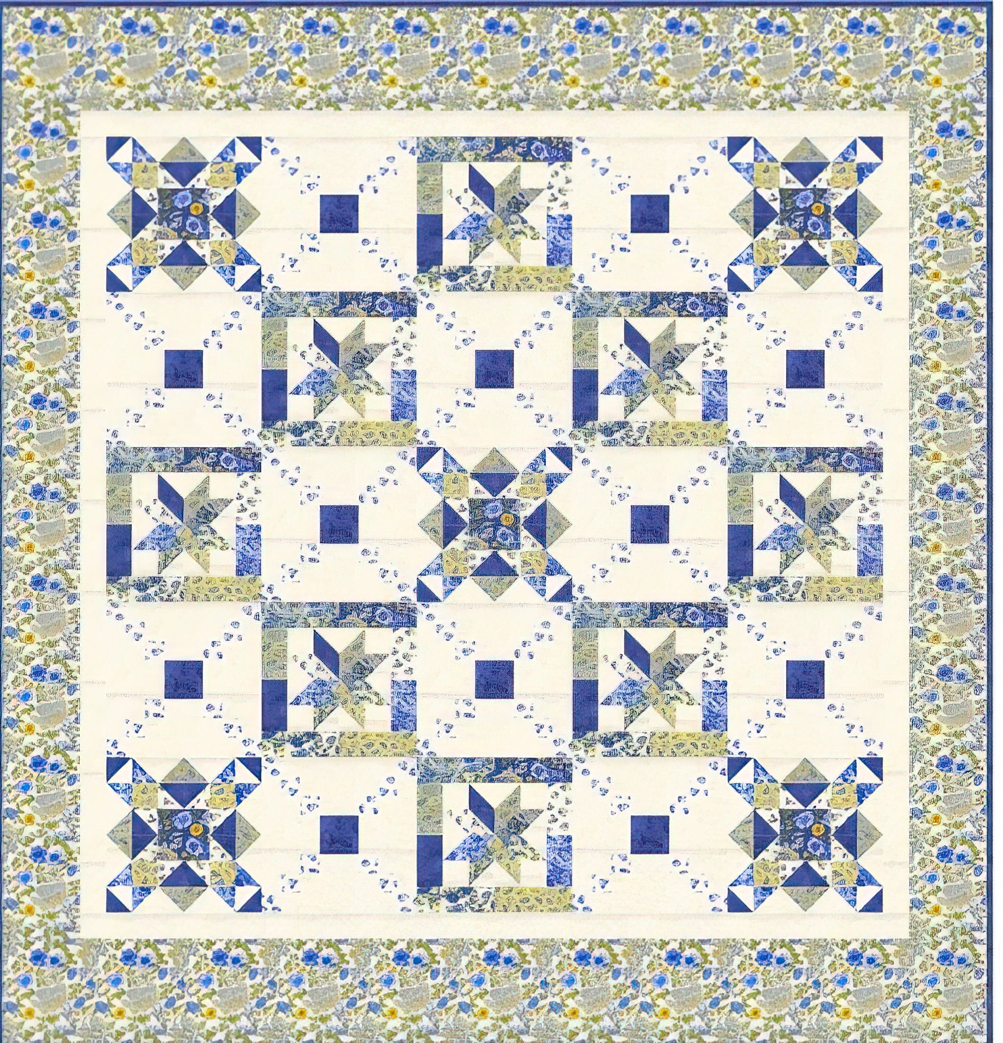 Moda Springbrook Quilt Kit Summer Breeze Kit by Moda Precuts – Quilt in a Day