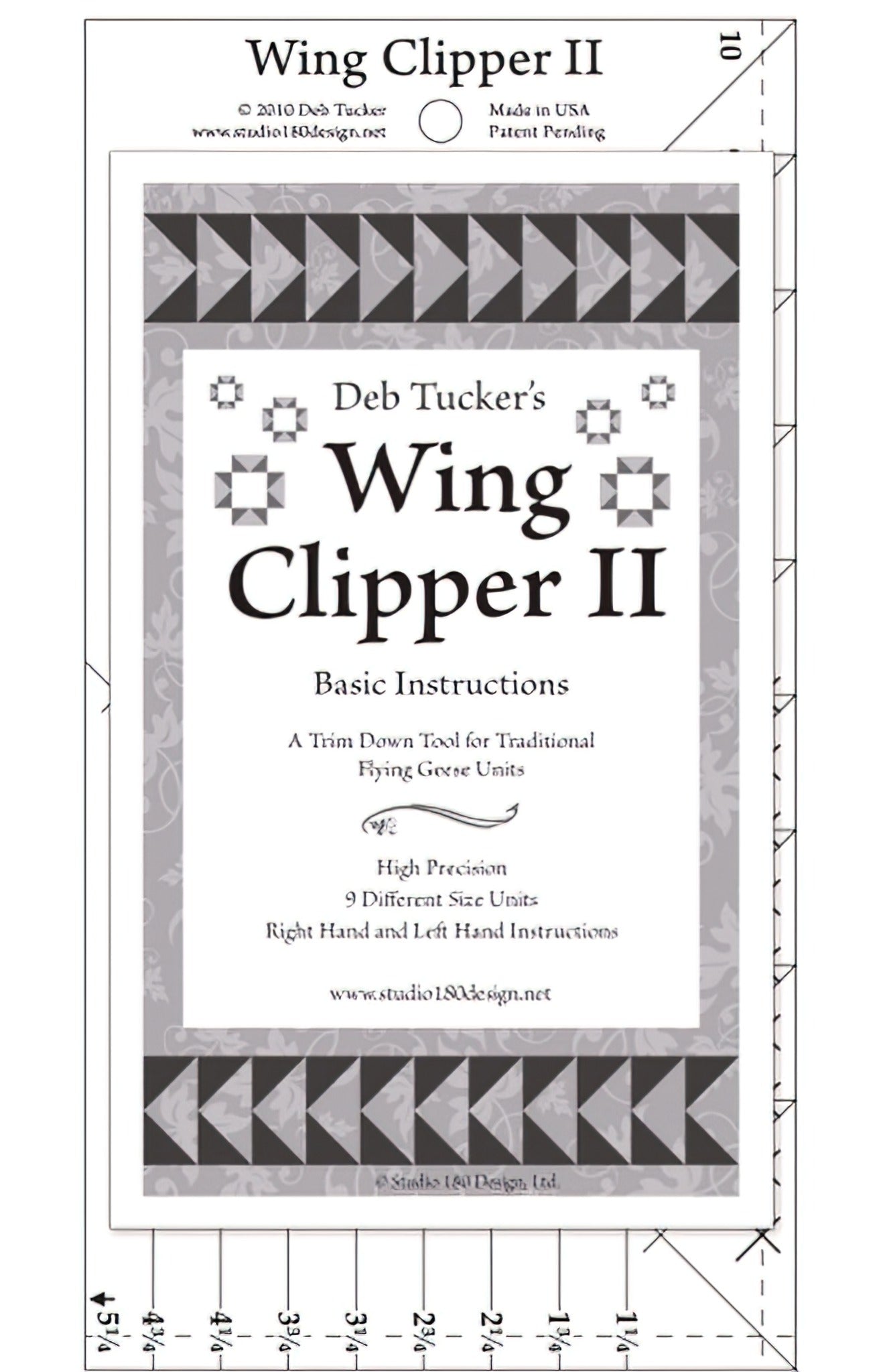 Wing Clipper 2 by Deb Tucker / Studio 180 Designs – Quilt in a Day