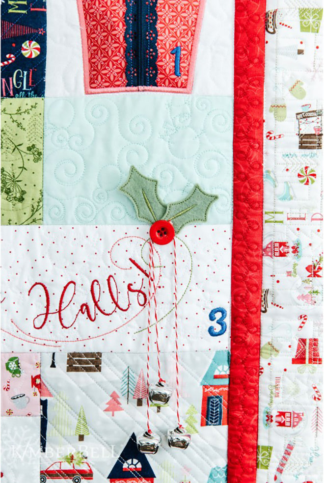 Cup of Cheer Fabric Only 2024 Advent Quilt Kit by Maywood Studio