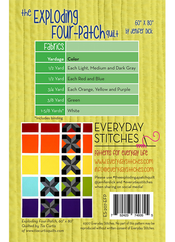 The Exploding Four Patch Quilt Pattern – Quilt in a Day