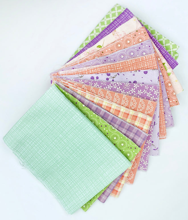 Adel In Spring - In A Fruit Jar Table Runner Kit - By Sandy Gervais For Riley Blake Design - Sold By popular The Kit - In Stock Ships Today