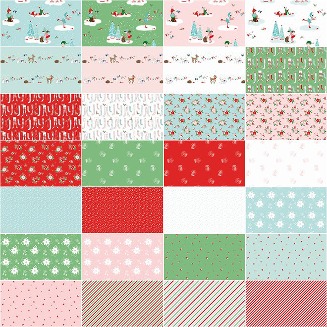 Pixie Noel 2 Fat Quarter Bundle Designed by Tasha Noel for Riley Blake newest