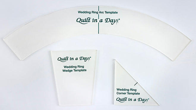 Ring Stringtemplate Wedding Ring Template Set by Quilt in a Day