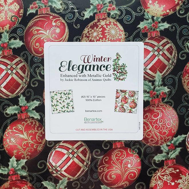 Benartex - Winter Elegance 10x10 Pack 42 pcs – Quilt in a Day